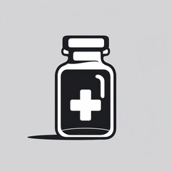 Obraz premium Medical Vial Icon