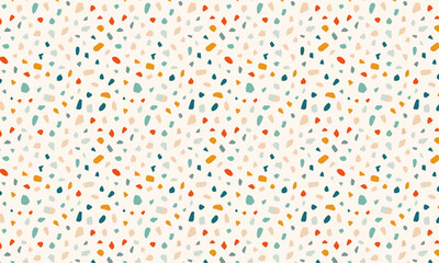 Playful Scattered Flecks Seamless Illustration