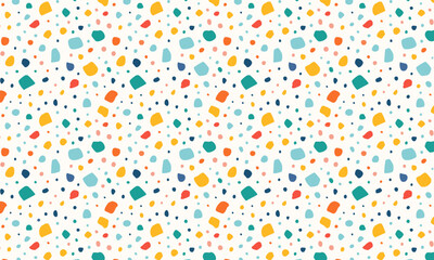 Abstract Confetti Spots Vector Background