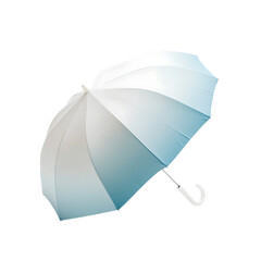 Elegant Compact Beach Umbrella with a Refined Minim Isolated on Transparent Background