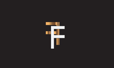 FF, FF , F ,  Abstract Letters Logo Monogram	