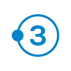 Number icon vector illustration. Infographic number icon vector. number icon vector