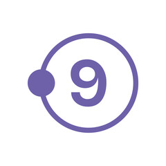 Number icon vector illustration. Infographic number icon vector. number icon vector