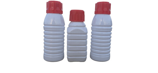 Wastage of Pesticides Empty Bottles PNG Isolated on Transparent Background