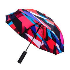 Ultra Portable Travel Umbrella with a Futuristic Design Isolated on Transparent Background