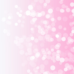 Soft pink bokeh background with lights.