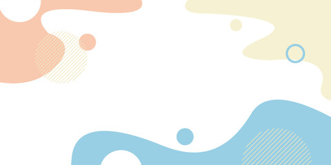 Abstract Vector Geometric Background. Wallpaper illustrations backdrop in pastel colors. Suitable for covers, poster designs, templates, banners and others