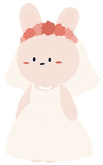 토끼 신부 캐릭터 이미지