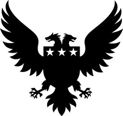 Naklejka premium Military Shield and Badge Silhouettes Collection