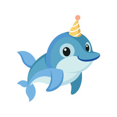 cartoon shark with a smile