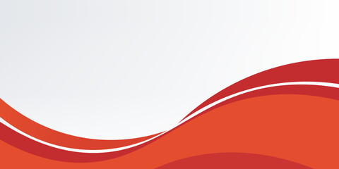 Vector red line background curve element with white space for text and message design, overlapping layers, vector