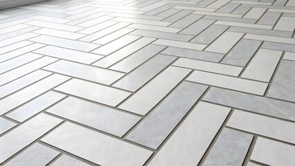 Herringbone Tile Floor Pattern