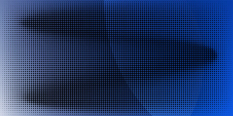Fototapeta premium Grunge halftone gradient texture. Fading grit noise background. Sandy gritty wallpaper. Retro pixelated backdrop. Black and white anime or manga comic overlay. Vector textured graphic design
