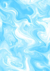 Fototapeta premium Abstract Blue and White Marble Pattern