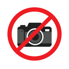 no photography sign vector