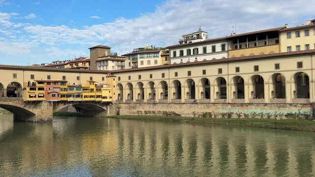 Ponte Vecchio &ndash; Historic Medieval Bridge in Florence, Italy

