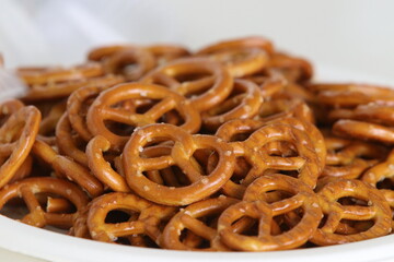 bowl of pretzels