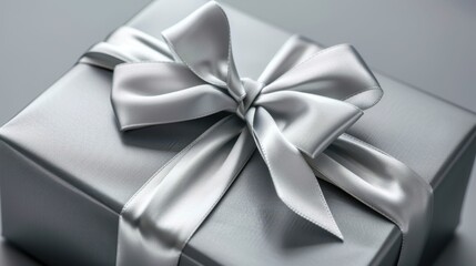 The elegant silver gift