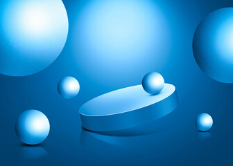 a beautiful empty product showcase texture background with 3d elements