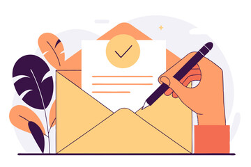 Hand writing job application letter