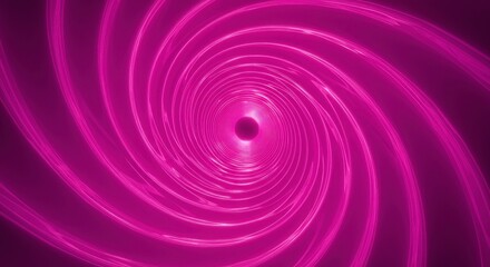Abstract Pink Swirling Vortex Tunnel Glowing Spiral Light Energy Background