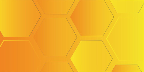 Abstract modern orange banner background. Vector illustration