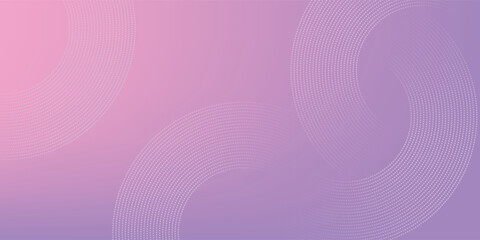 Abstract circle lines on pink and purple background. Geometric stripe line art design for poster, brochure, cover, website, header, web banner, presentation.