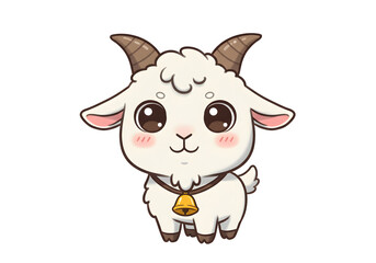 Fototapeta premium funny cartoon sheep