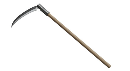 Isolated Hand Scythe