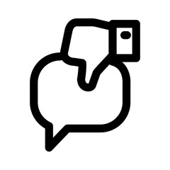 Dislike testimonial icon