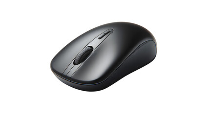 Black wireless computer mouse