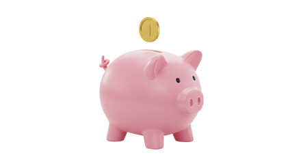 Isolated Piggy Bank