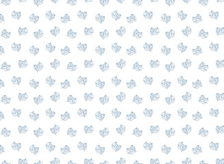 Modern Minimalist Floral Line Art Background with Elegant Botanical Sketches in Neutral Tones