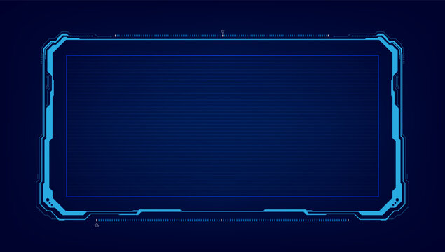Abstract hud ui gui future futuristic screen system virtual design
