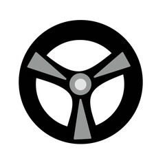 Obraz premium car wheel icon for car automobile design