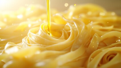 Olive Oil Drizzled Pasta.