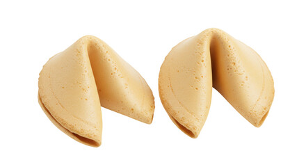 Isolated fortune cookie