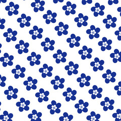 Seamless floral pattern, background with purple flowers, abstract floral pattern 