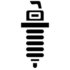 Spark Plug vector icon