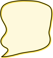 말풍선 라인아트 손그림