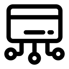 digital card icon for illustration