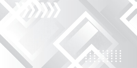 Abstract grey and white geometric stylish modern smooth background design
