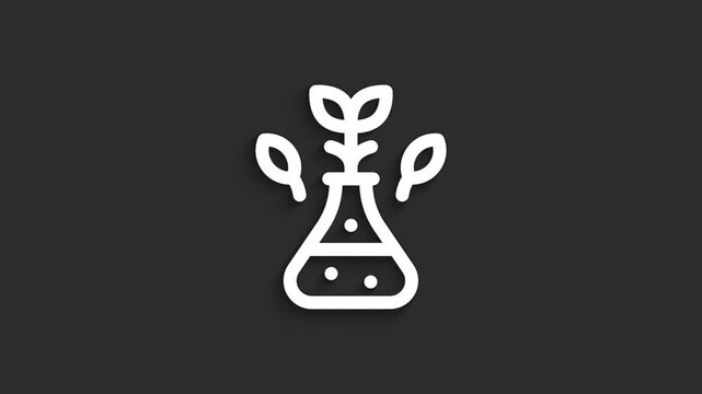 Laboratory Icon Animation | Environmental Style | 4K