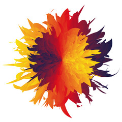 The crisp lines and smooth gradients suggest the design is created using vector graphics software, making it easily scalable without loss of quality.