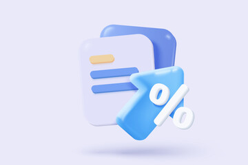 3d statistic graph icon for investment diagram report. creative solution concept on pastel background. Goal for business, bank, finance. 3d analysis investment graph vector icon render illustration