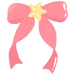 vector illustration of an angel with a bow