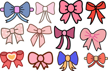 Coquette Bow Valentine's Day Collection Cute Girly Valentine Clipart for Cricut and Sublimation