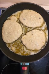 Lippe specialty, pancakes with potatoes ,Lippischer Pickert
