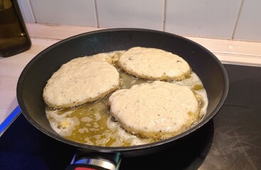 Lippe specialty, pancakes with potatoes ,Lippischer Pickert
