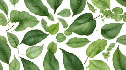 natural green leaves background with lush foliage and botanical texture creating a fresh and vibrant nature-inspired backdrop